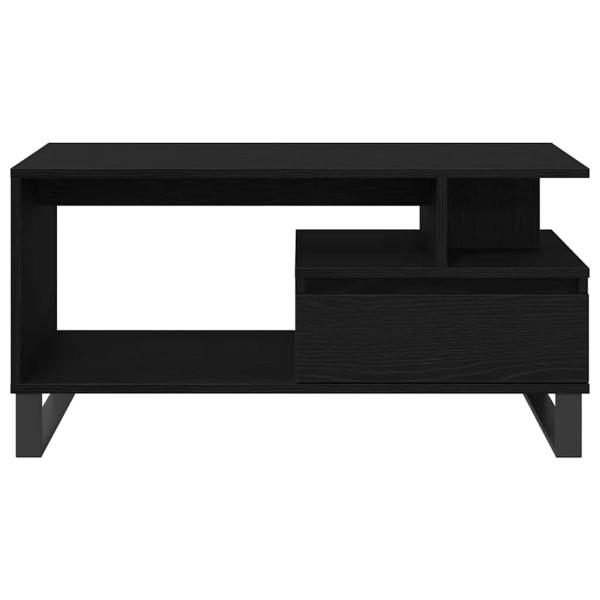 Couchtisch Schwarz Eiche 90x49x45 cm Engineering Holz