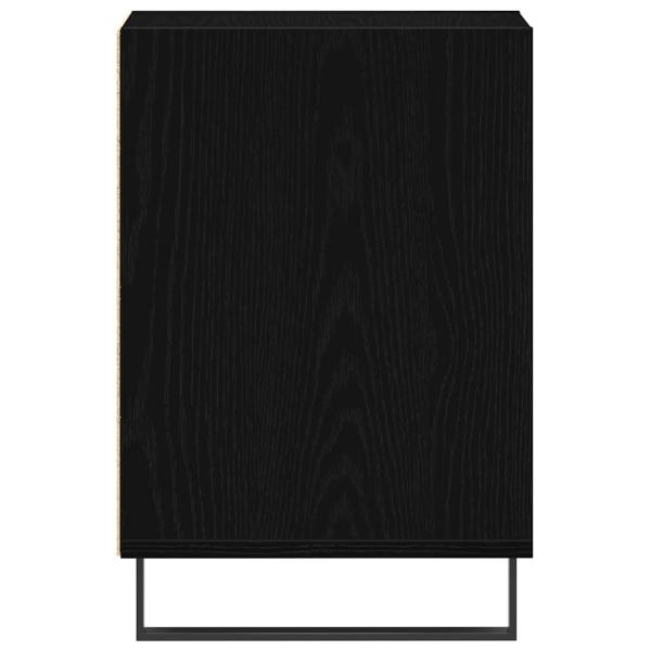 TV-Bank Schwarz Eiche 100x35x55 cm Werkstoff