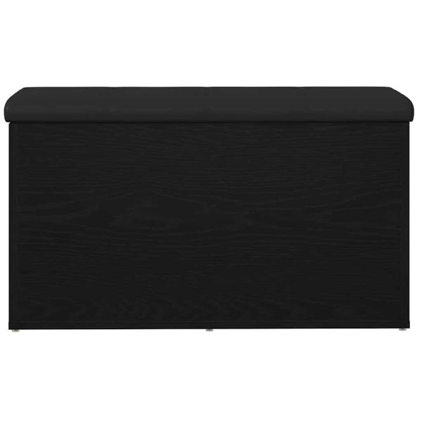 Aufbewahrungsbank Schwarze Eiche 80x40x45 cm Furnier