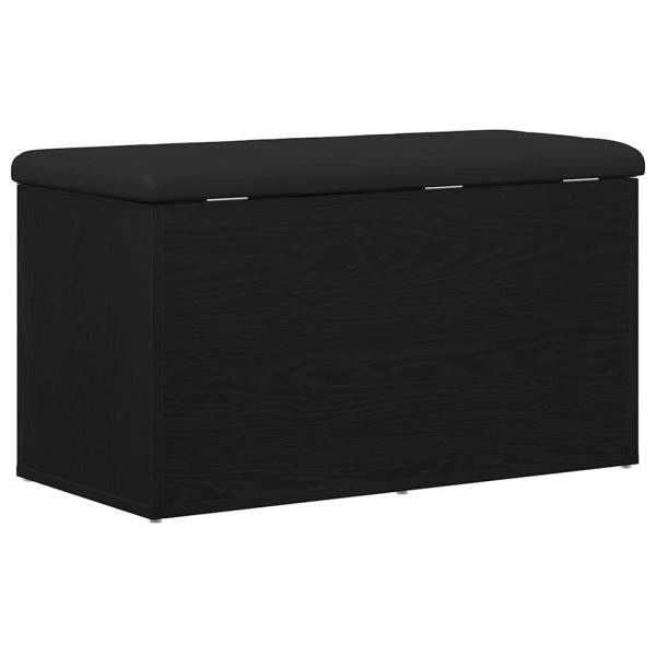 Aufbewahrungsbank Schwarze Eiche 80x40x45 cm Furnier