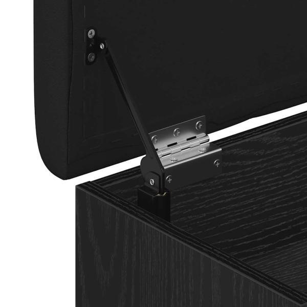 Aufbewahrungsbank Schwarze Eiche 80x40x45 cm Furnier