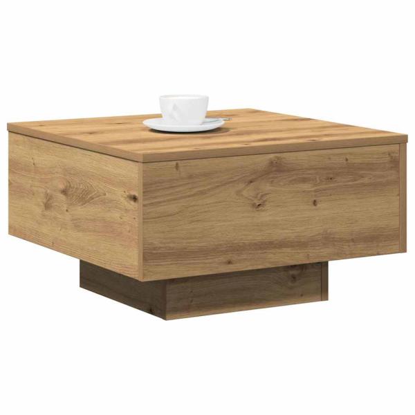 Couchtisch Artisan aus Eiche 55x55x31 cm aus synthetischem Holz