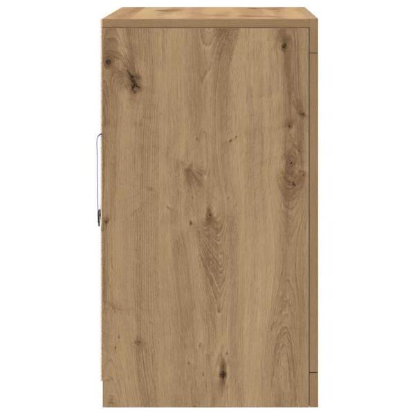 Sideboard mit LED-Lichtern Artisan Eiche 41x37x67 cm