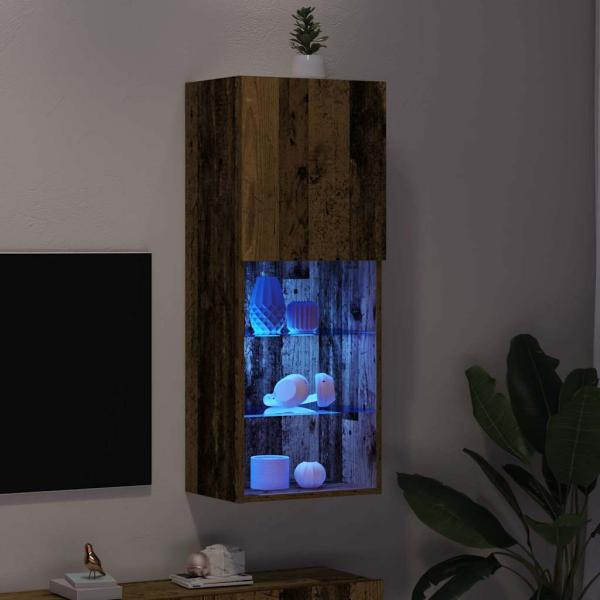 TV-Schrankset 40,5 x 30 x 102 cm Altholz Holzwerkstoff