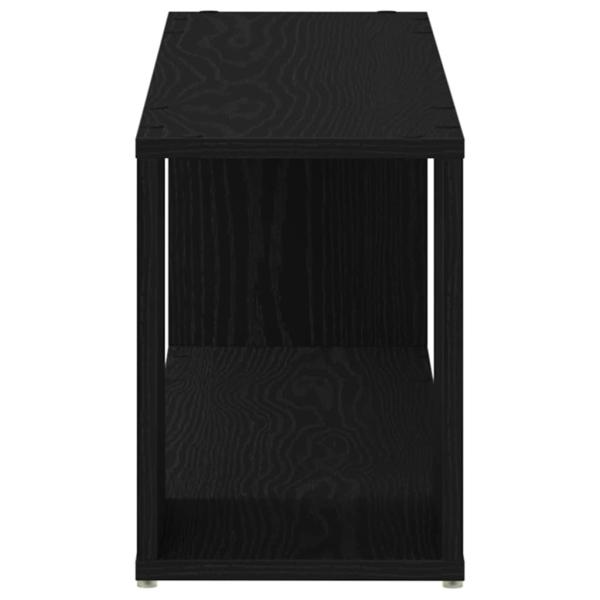 Bücherregal Schwarz Eiche 100x24x32 cm Holzwerkstoff