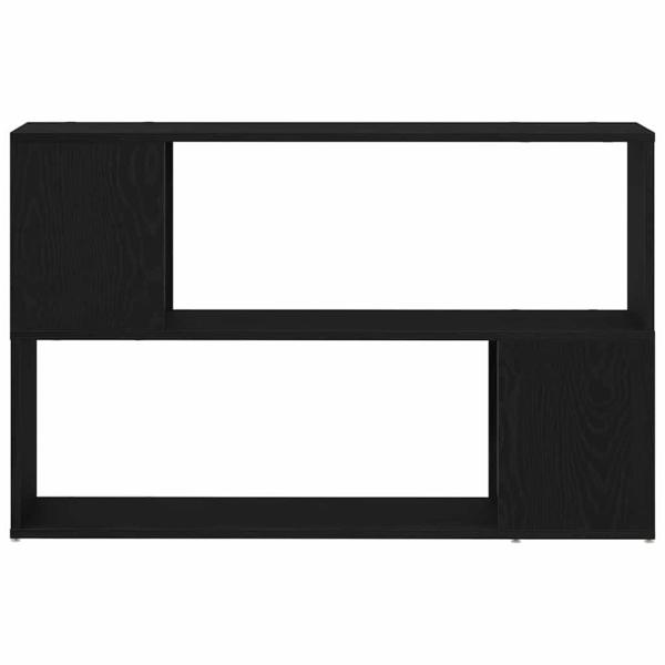 Bücherregal Schwarz Eiche 100x24x63 cm aus Holzwerkstoff