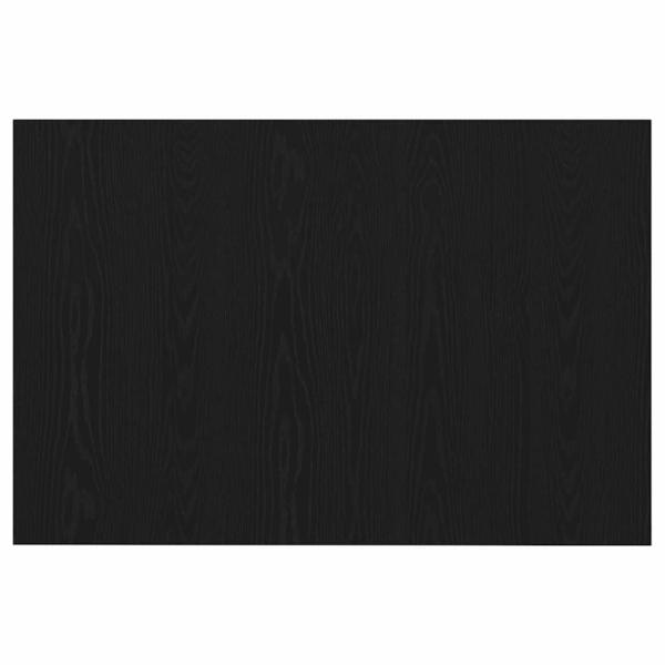 Bett Kopfteil Schwarz Eiche 120x1,5x80 cm Ingenieurholz