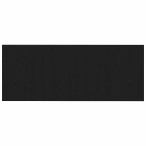 Bettkopfteile Schwarzes Eichenholz 200x1,5x80 cm Spanplatte