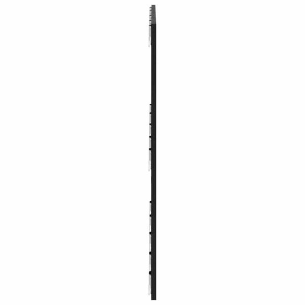 Bettkopfteile Schwarzes Eichenholz 200x1,5x80 cm Spanplatte