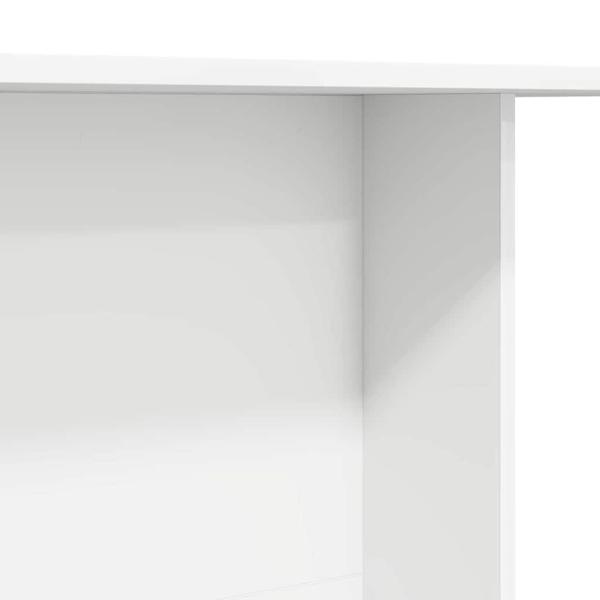 Esstisch Weiß 110x60x75 cm Holzwerkstoff