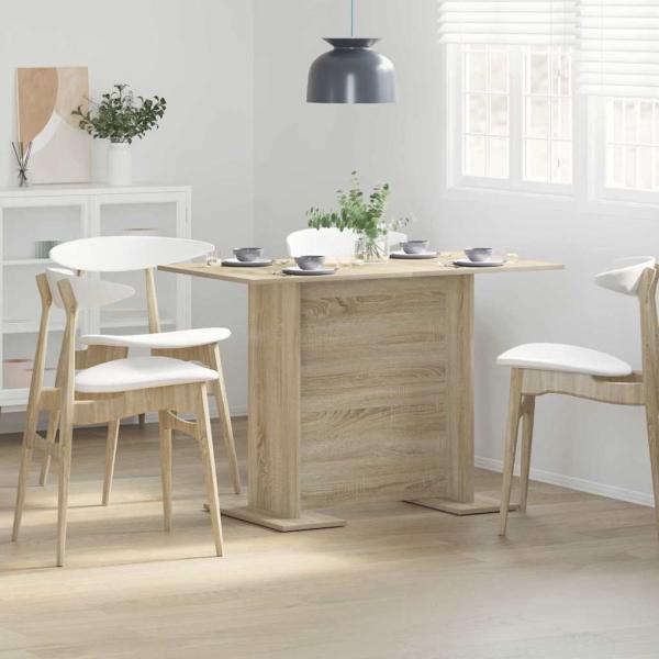 ARDEBO.de - Esstisch Sonoma Eiche 110x60x75 cm Holzwerkstoff