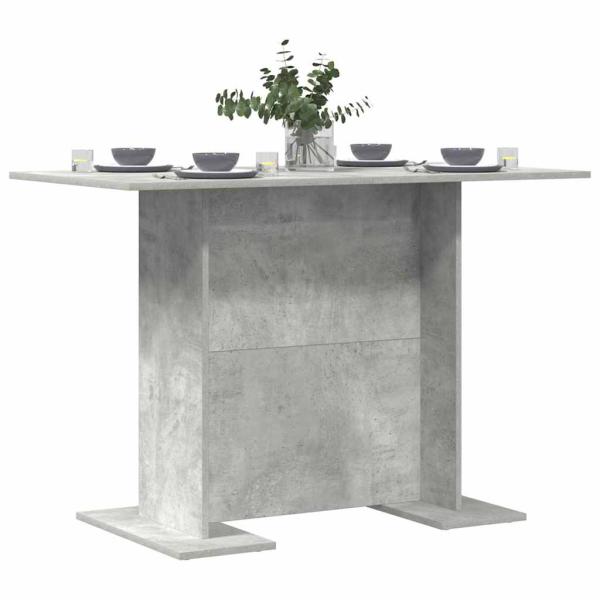 Esstisch Beton Grau 110x60x75 cm Holzwerkstoff