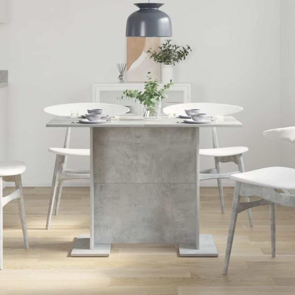 Esstisch Beton Grau 110x60x75 cm Holzwerkstoff
