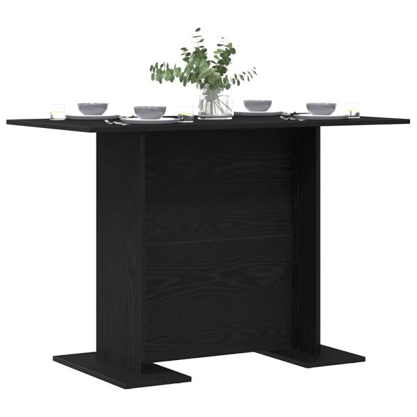 Esstisch Schwarz Eiche 110x60x75 cm Holzwerkstoff