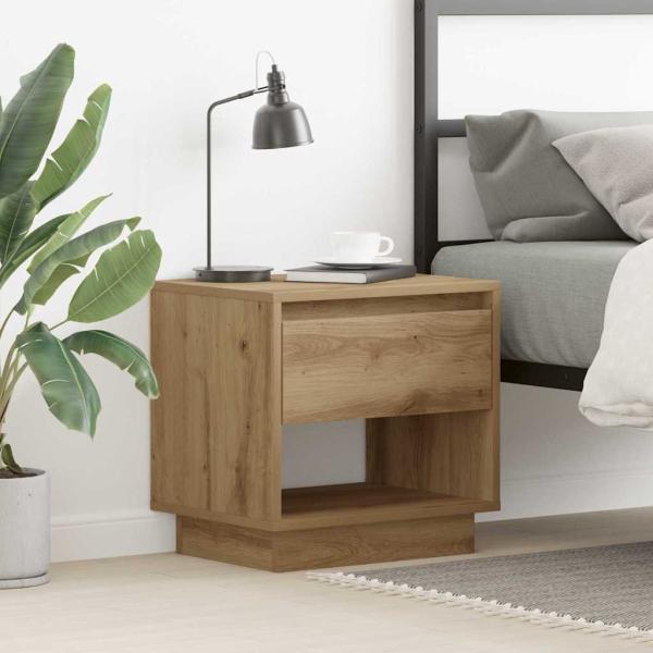 ARDEBO.de - Nachttisch Artisan Eiche 45x34x46 cm Holzwerkstoff