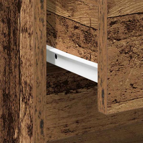 Nachttisch 2 Stk. Alte Holz 45x34x44,5 cm Holzwerkstoff