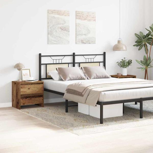 Nachttisch 2 Stk. Alte Holz 45x34x44,5 cm Holzwerkstoff