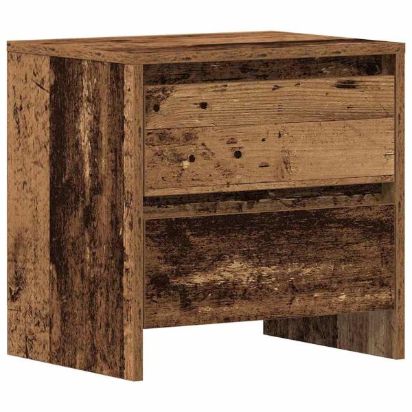 Nachttisch 2 Stk. Alte Holz 45x34x44,5 cm Holzwerkstoff