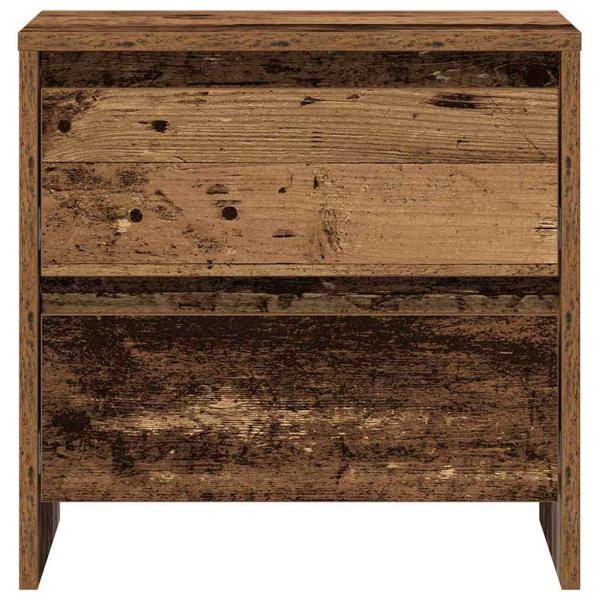 Nachttisch 2 Stk. Alte Holz 45x34x44,5 cm Holzwerkstoff