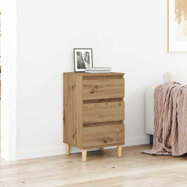 ARDEBO.de - Nachttisch Artisan Eiche 40x35x70 cm Holzwerkstoff
