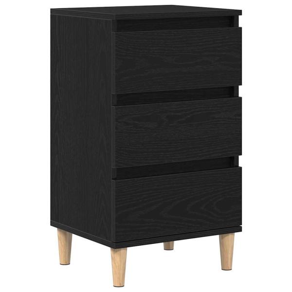 Nachttisch Schwarze Eiche 40x35x70 cm Holzwerkstoff