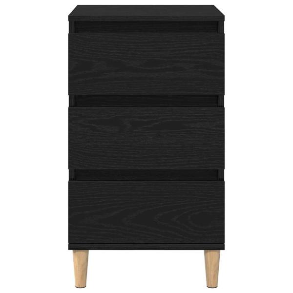 Nachttisch Schwarze Eiche 40x35x70 cm Holzwerkstoff