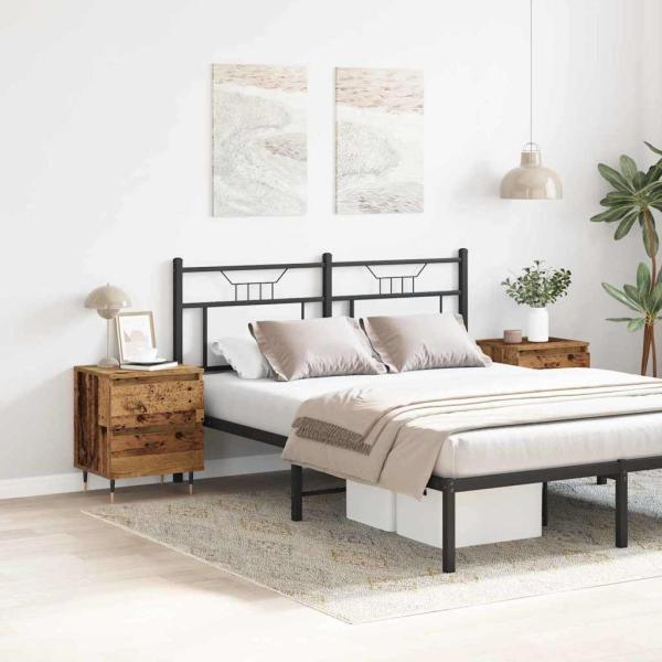 Nachttische 2 Stück Alte Holz 40x35x50 cm Konstruktionsholz