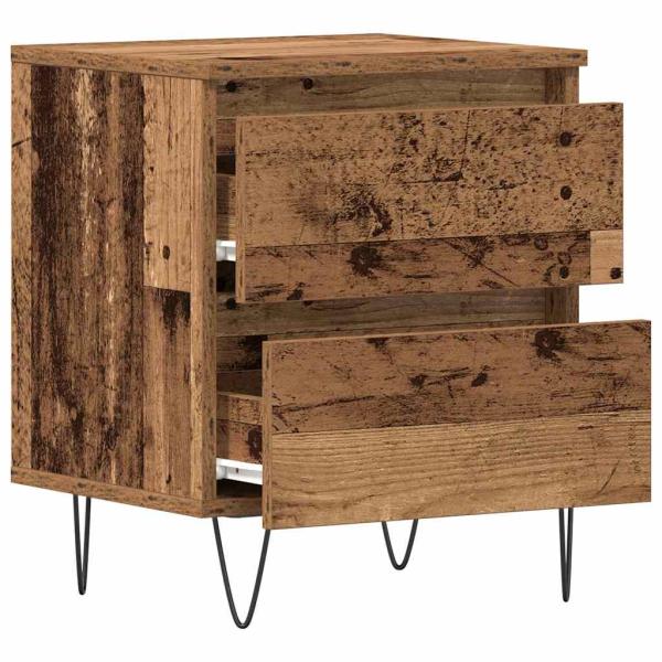 Nachttisch Altholz 40x35x50 cm Holzwerkstoff