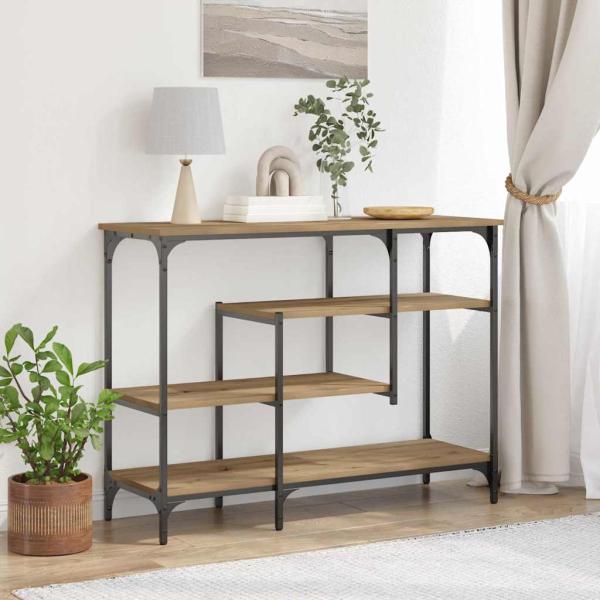 ARDEBO.de - Konsole Artisan Eiche 100x35x75 cm Ingenieure Holz & Stahl