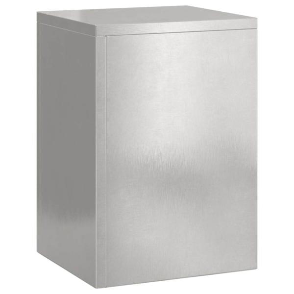 Outdoor Pflanzenstände Säule 2 Stück 24x24x35 cm Edelstahl