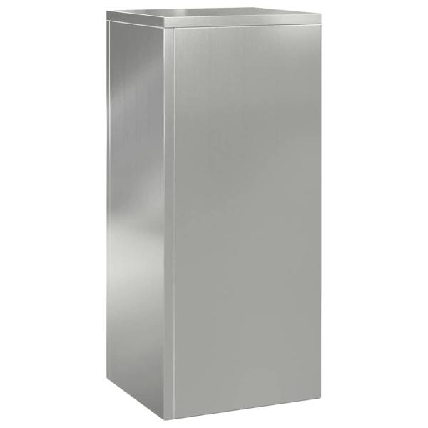 Außen Pflanzenständer Säule 2 Stück 24x24x55 cm Galvanisiertes Stahl