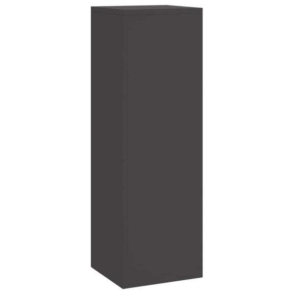 Outdoor Pflanzenständer Säule 3er Set Schwarz Stahl