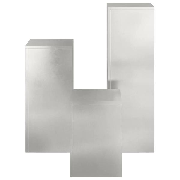 Outdoor Pflanzenständer Säule 3 Stück Edelstahl