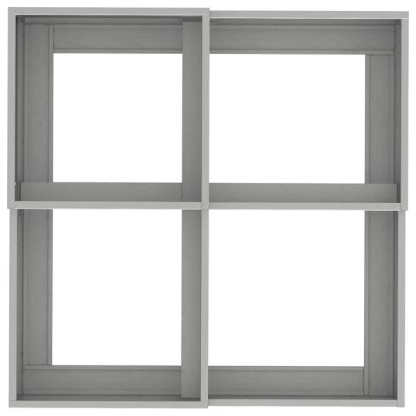 Gartenpflanzer 100x100x48 cm Edelstahl