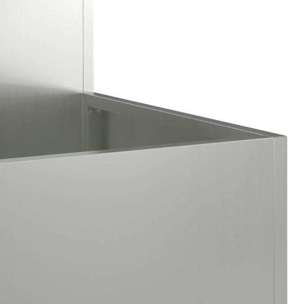 Gartenpflanze 100x100x48 cm Verzinkter Stahl