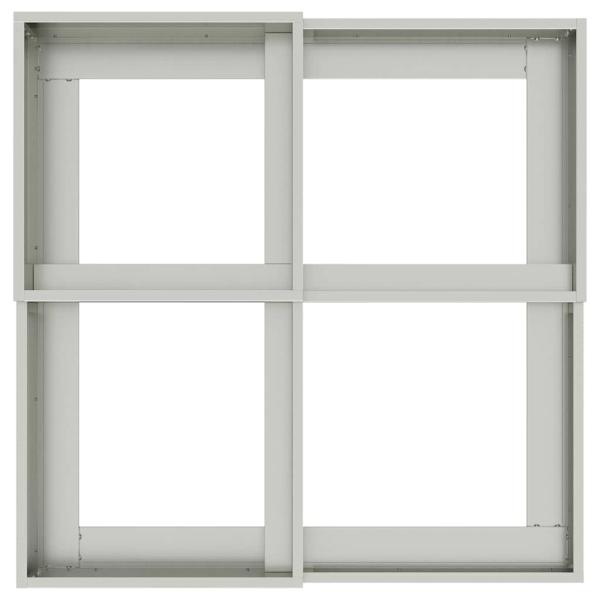 Gartenpflanzer 80x80x60 cm Verzinkter Stahl