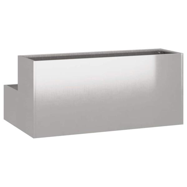 Gartenpflanzer 2-Tier 100x60x45 cm Edelstahl