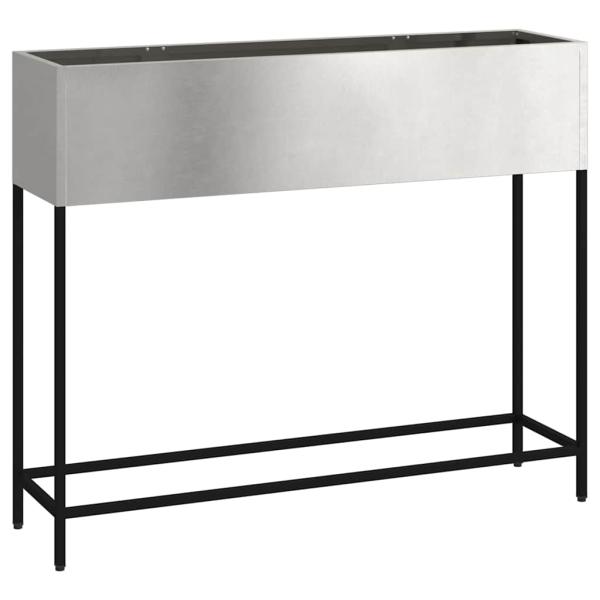 Hochbeet 100x26x82 cm Edelstahl