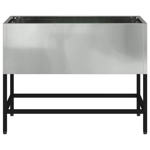 Hochbeet 60x26x45 cm Galvanisiertes Stahl