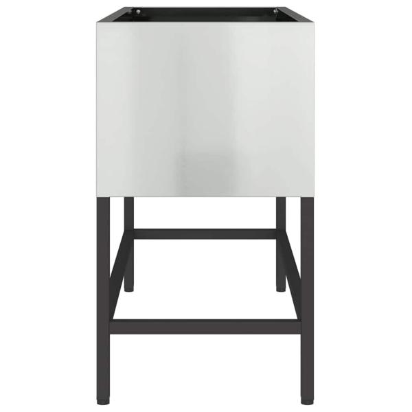 Hochbeet 60x26x45 cm Galvanisiertes Stahl