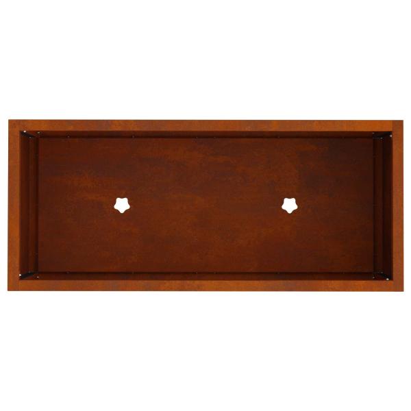 Hochbeet 60x26x45 cm Wetterstahl