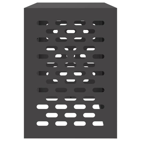 Klimaanlagenabdeckung Schwarz 100 x 50 x 70 cm Verzinkter Stahl