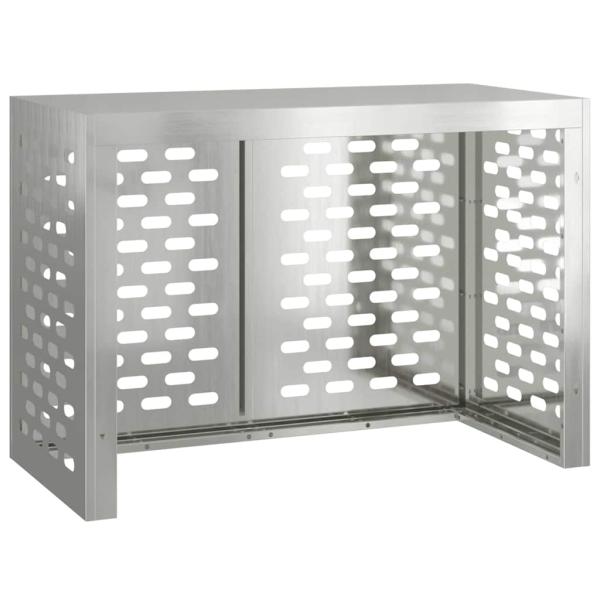 Klimaanlagenabdeckung Silber 100 x 50 x 70 cm Verzinkter Stahl
