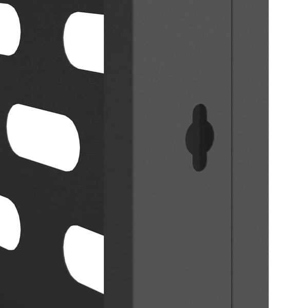Klimaanlagenabdeckung Schwarz 110x50x105 cm