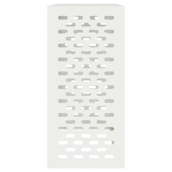 Klimaanlagenabdeckung Weiß 110x50x105 cm Stahl