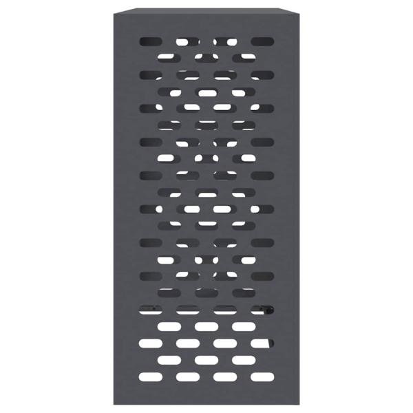 Klimaanlagenabdeckung in Anthrazit 110x50x105 cm aus Stahl