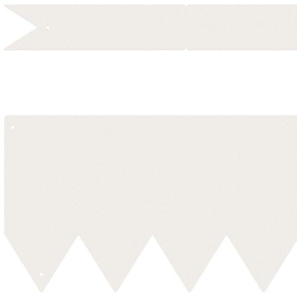 Rasenbegrenzungen 30 Stück Weiß 100x0,5x15 cm Stahl