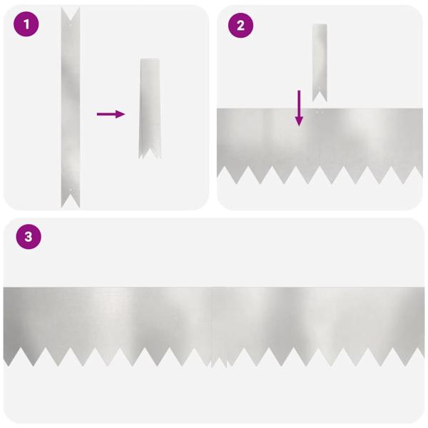 Rasenrandsteine 20 Stück 100x0,5x20 cm Edelstahl
