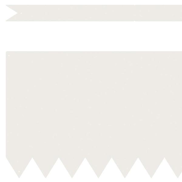 Rasenrandsteine 10 Stück Weiß 100x0,5x30 cm Stahl