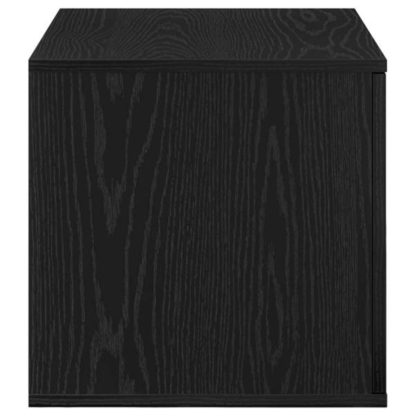 Aufbewahrungsschrank Schwarz 127x41x40 cm Holzwerkstoff